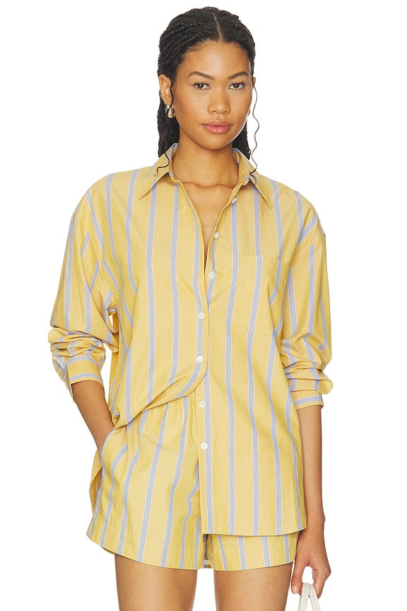 The Easy Shirt in Washed Poplin