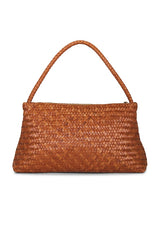 Large Handwoven Zip Shoulder Bag