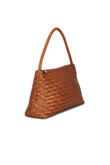 Large Handwoven Zip Shoulder Bag
