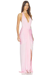 Inaya Collar Maxi Dress