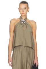 Mona Collar Top