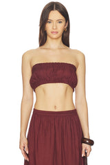 Marlion Strapless Top
