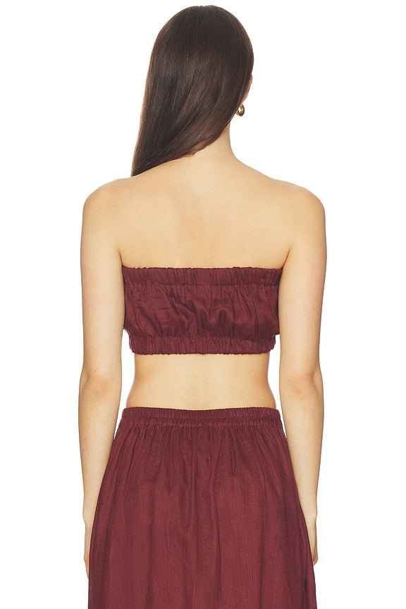 Marlion Strapless Top