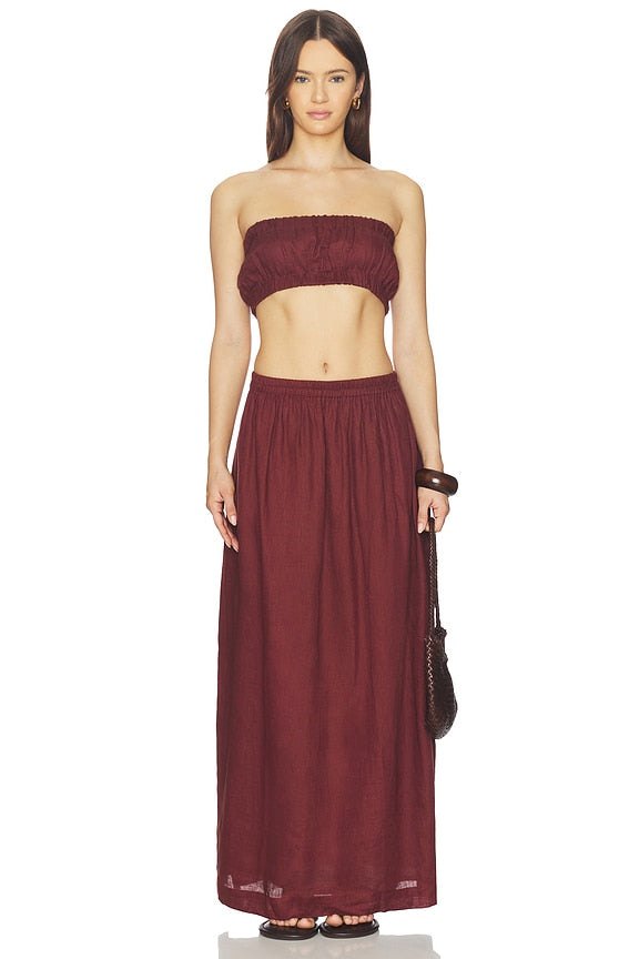 Marlion Strapless Top