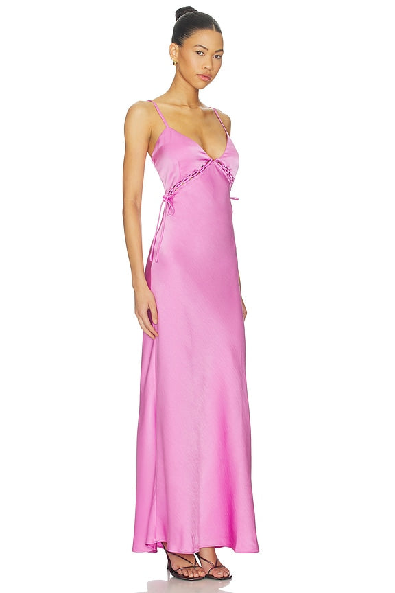 Chiara Lacing Detail Maxi Dress