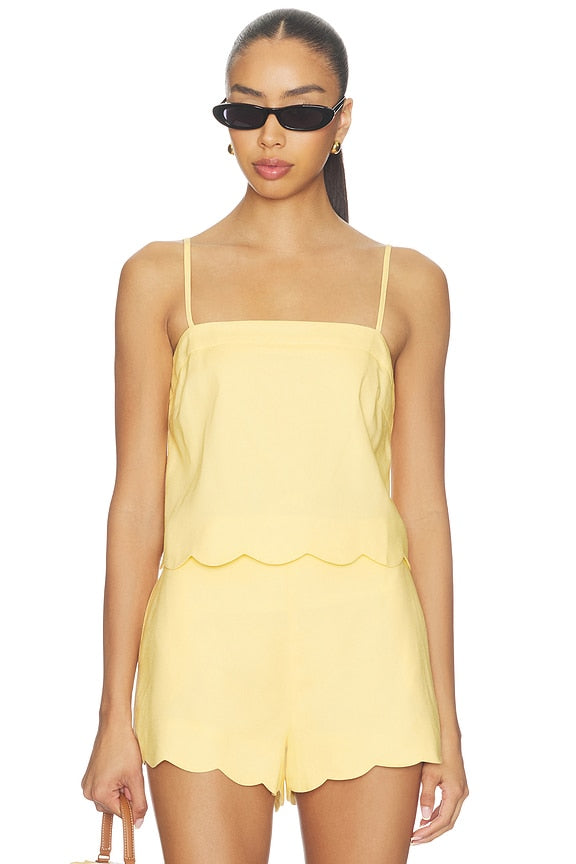 Grazia Scallop Hem Cami