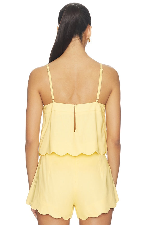Grazia Scallop Hem Cami