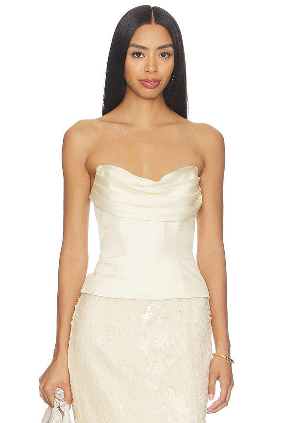 The Volta Silk Bustier