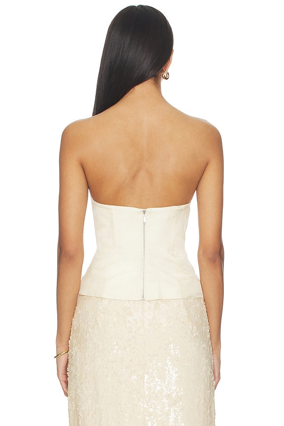 The Volta Silk Bustier