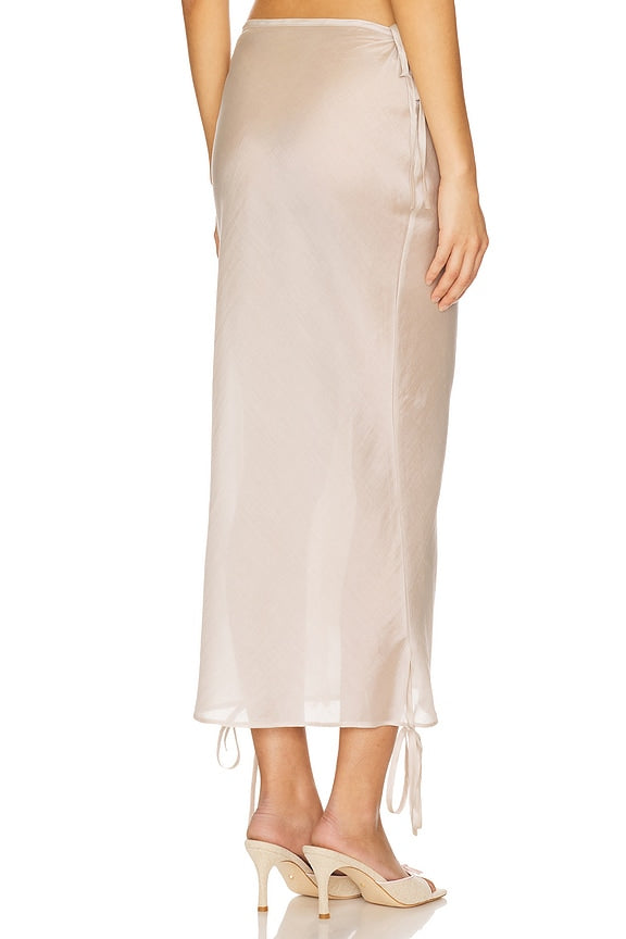 Midi Skirt With Lace Detail