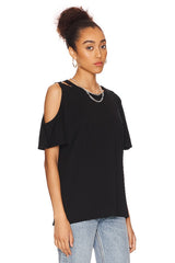 Verdugo Crew Neck Tee with Cutout