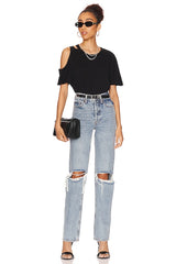 Verdugo Crew Neck Tee with Cutout