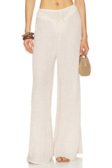 x Elsa Hosk Drawstring Wide Leg Pant