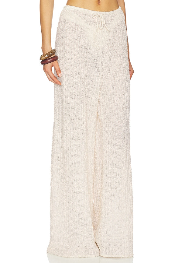 x Elsa Hosk Drawstring Wide Leg Pant