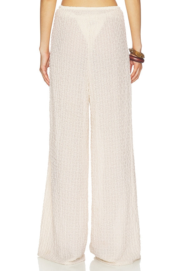 x Elsa Hosk Drawstring Wide Leg Pant