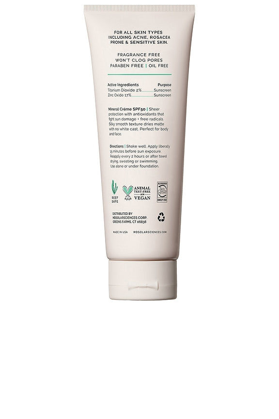 Mineral Cr&egrave;me SPF 50
