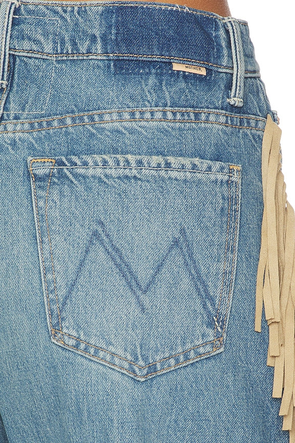 The Fringe Half-pipe Button Sneaker Jeans
