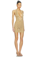 Tamia Crochet Mini Dress
