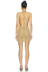 Tamia Crochet Mini Dress