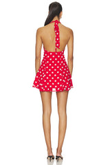 Olivea Halter Mini Dress