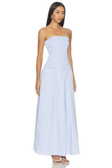 Izabella Strapless Maxi Dress