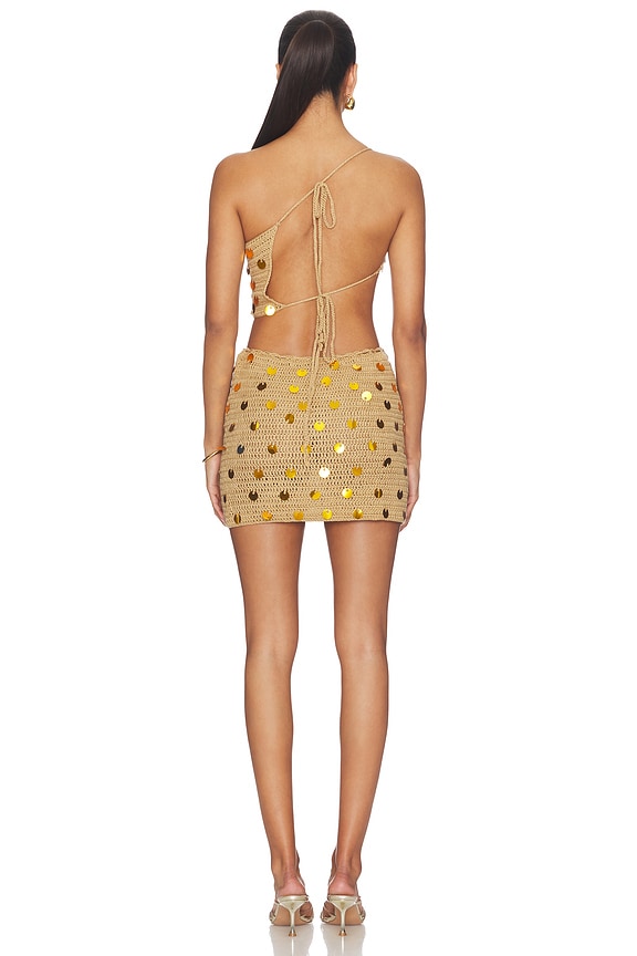 Shifra Crochet Mini Skirt Set