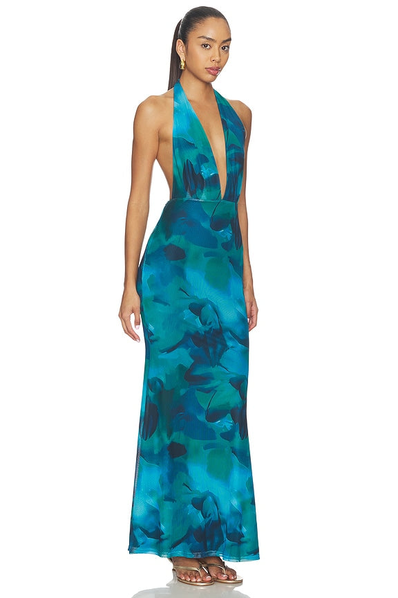 Lailah Halter Maxi Dress