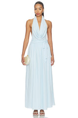 Athena Drape Maxi Dress