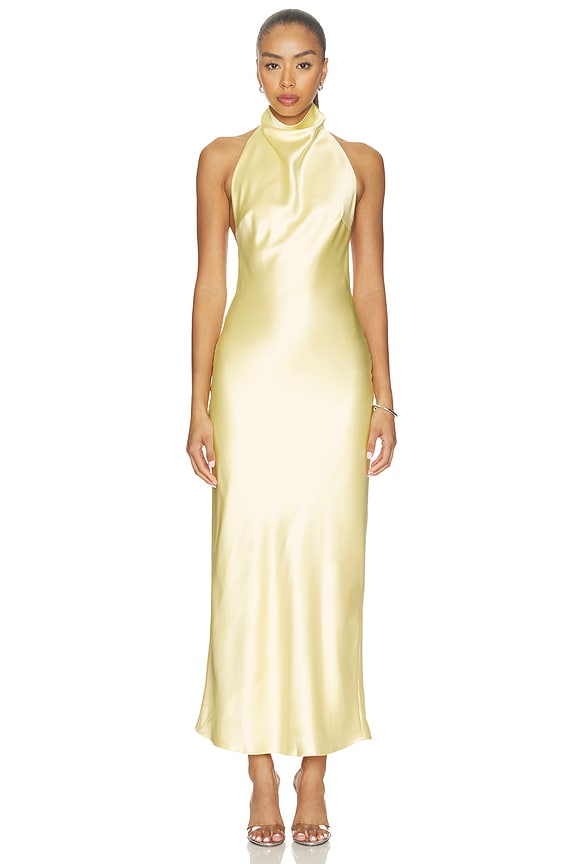 Apphia Halter Maxi Dress