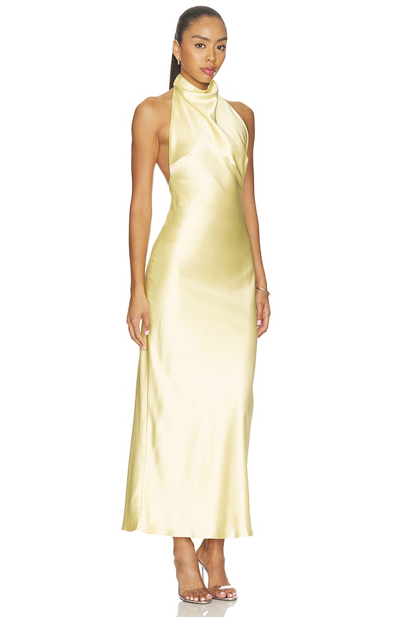 Apphia Halter Maxi Dress