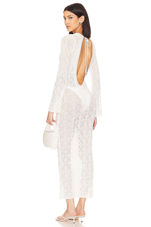 Dylan Deep V Maxi Dress