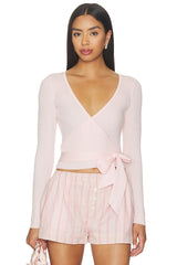 Calico Knit Top