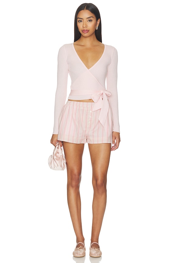 Calico Knit Top