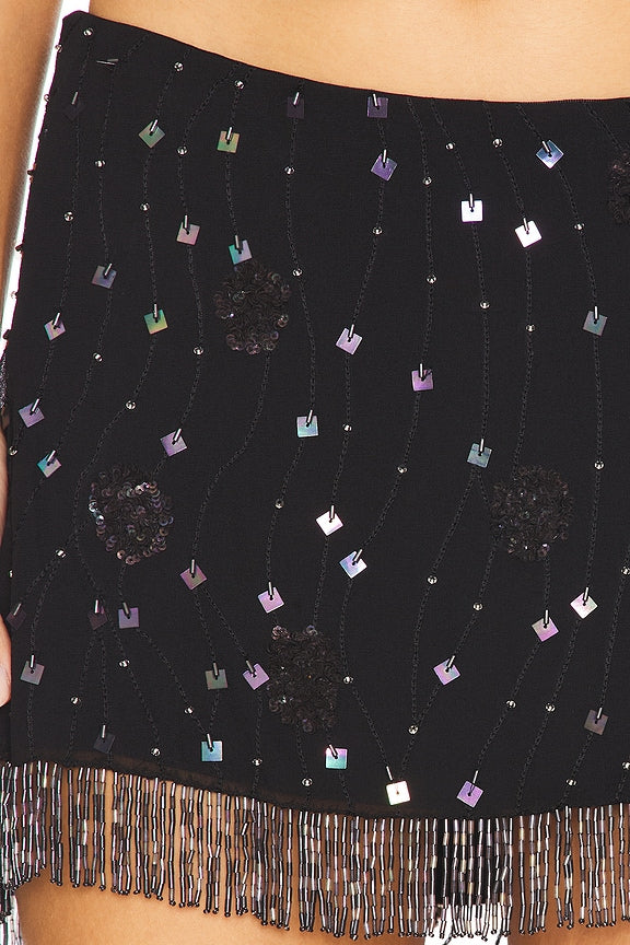 Beaded Mini Skirt