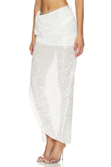 Beaded Midi Skirt