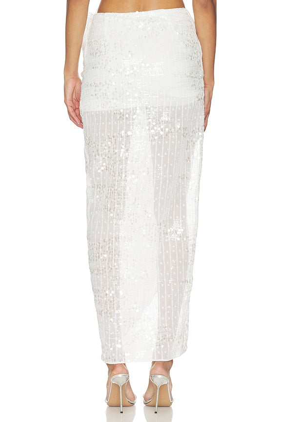 Beaded Midi Skirt