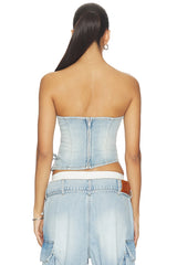 Asymmetrical Lace-Up Corset