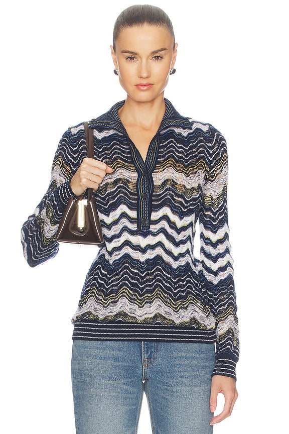 Long Sleeve Mock Neck