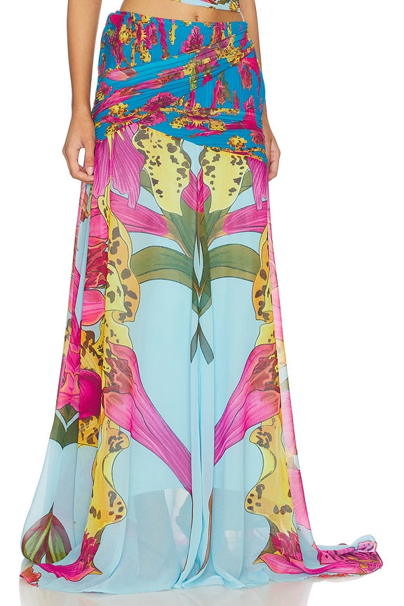 Amazonian Orchid Andressa Skirt
