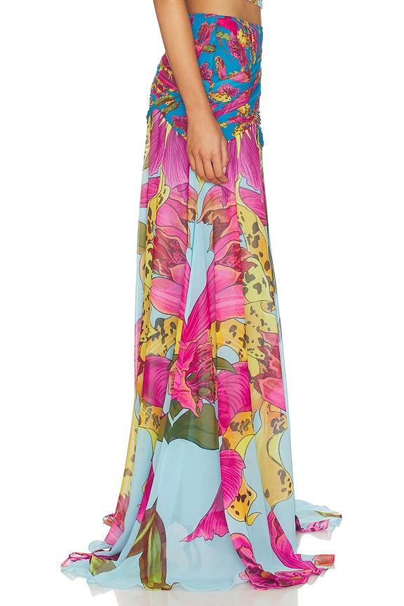 Amazonian Orchid Andressa Skirt