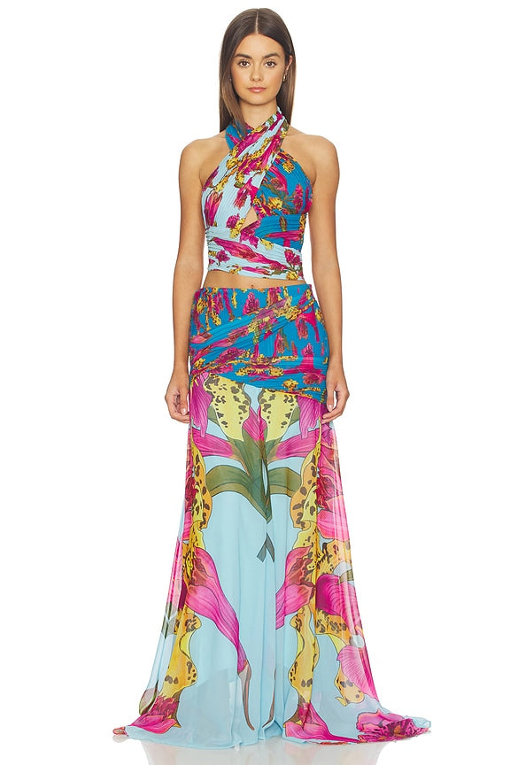 Amazonian Orchid Andressa Skirt