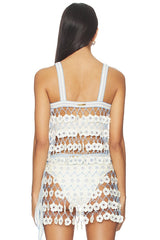 Fleur Hand-crocheted Top
