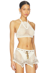 Dune Hand-crocheted Top
