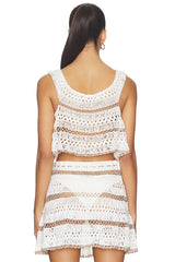 Cleo Hand-crocheted Top