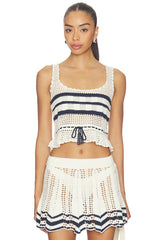 Amie Hand-crocheted Top