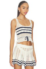Amie Hand-crocheted Top