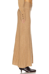 Premium Cashmino Ribbed Skirt