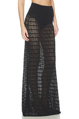 Kyriah Pointelle Maxi Skirt