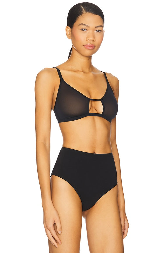 Sieve Cutout Bra