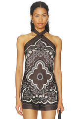 Solal Silk Halterneck Top